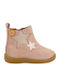 Gioseppo Kids Leather Chelsea Boots with Zipper Pink