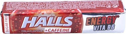 Halls Καραμέλες Energy Vita V6 με Γεύση Cola Χωρίς Προσθήκη Ζάχαρης 20τμχ 32gr