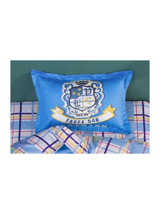 Mc Decor Kids Cotton Pillowcase 50x75cm Blue