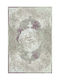 Klonaras 5782 Modern Bedroom Rug Set Velvet Beige 2 Pieces