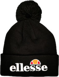 Ellesse Velly Pom Pom Beanie Unisex Beanie Knitted in Black color