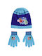 Stamion PJ02210 Kids Beanie Set with Gloves Knitted Blue PJ02210_2