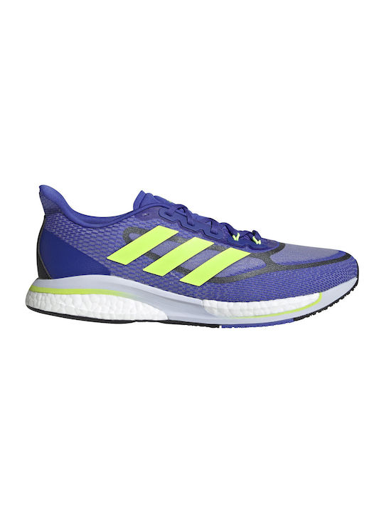 Supernova + Sport Shoes Running Sonic Ink / Signal Green / Halo Blue