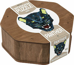 Wooden Kids Puzzle Panther for 14++ Years 102pcs Eco Wood Art