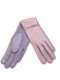 Two-Tone Beige Castor Gloves One Size