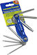 Goodyear Folding Set 8 Torx Wrenches 8pcs