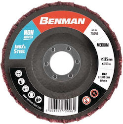 Benman Schleifscheibe 125mm Geflügelt