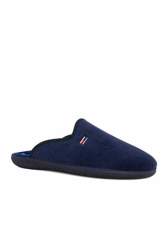 Adam's Shoes Papuci bărbați iarna Albastru