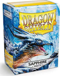 Dragon Shield Manșoane de Carduri Matte Safir 100 Bucăți Safir Dragon Shield Manșoane de Carduri Matte Safir 100 Bucăți Safir