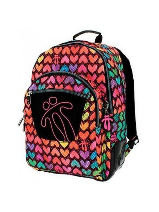 Totto Hearts School Bag Backpack Elementary, Elementary Multicolour