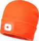 Portwest B029 Work Beanie Orange B029 with Rechargeable Headlamp