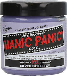 Manic Panic Classic High Voltage Silver Stiletto Manic Panic Classic High Voltage Silver Stiletto