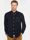Ramsey Long-sleeved Corduroy Shirt Dark Blue