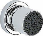 Grohe Round Showerhead Silver Ø3.7cm Relexa Plus