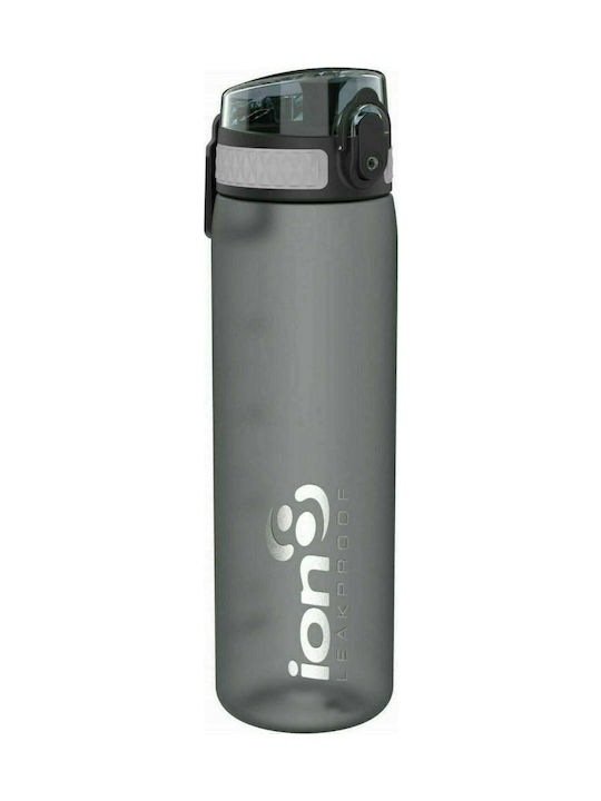 Ion8 Leakproof Plastic Water Bottle 1000ml Gray