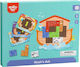 Детски Пъзел Магнитен Ноев ковчег за 3+ Години 26бр Tooky Toys