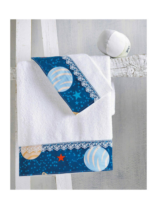 Rythmos Set of baby towels 2pcs Space Odyssey Blue 250-106-2107