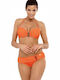 Set Bikini με Ελαφριά Ενίσχυση Πορτοκαλί