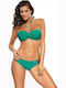 Marko Underwire Bikini Set Strapless Top & Slip Bottom M-557 Szmaragd 141677