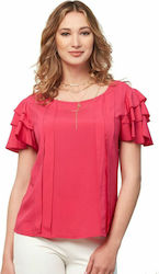Raxevsky B21124 Bluse Fuchsie Raxevsky B21124 Bluse Fuchsie