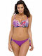 Marko Underwire Bikini Set Bra & Slip Bottom with Laces M-521 Ametyst 128999