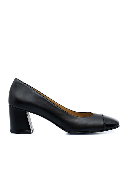 DORE WOMEN'S PUMPS CASUAL-EXTRA LIGHT-EASTERN-BLACK LEATHER-LEATHER WOMEN'S PUMPS CASUAL-EXTRA LIGHT-EASTERN