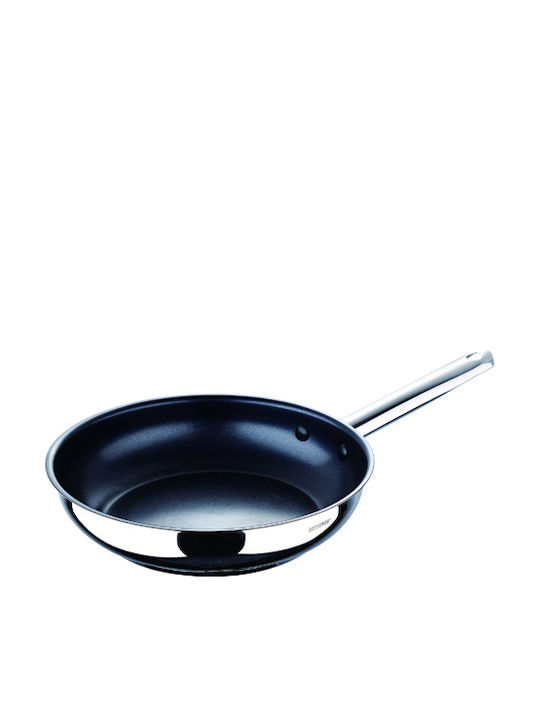 Bergner Gourmet Pan made of Stainless Steel with Non-Stick Coating 24cm