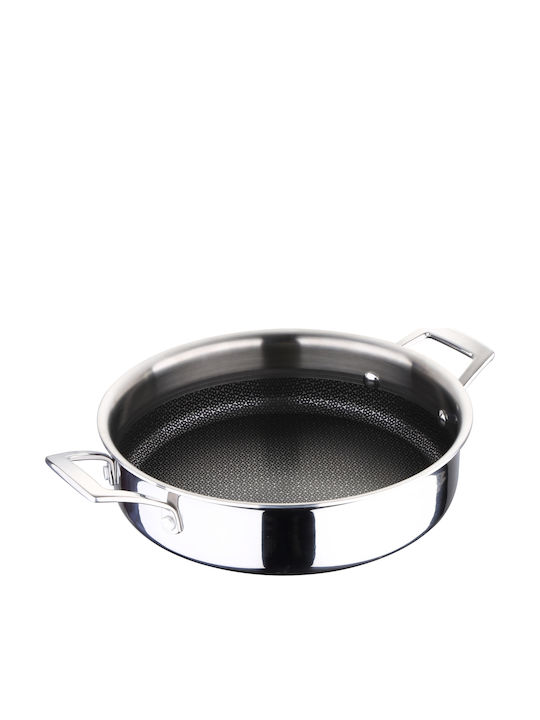 MasterPro Hi-Tech3 Saute of Stainless Steel with Non-Stick Coating 28cm