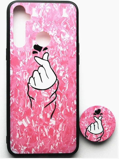 Pop Holder Back Cover Πλαστικό Fingers (Realme C3)