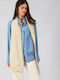 Axel 1707-0434 Women's Knitted Scarf Cream