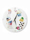 Yapadapadou Kinder Wanduhr Alice im Wunderland Hölzernes 25εκ.