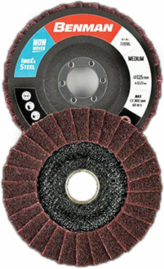 Benman Medium Schleifscheibe 125mm Geflügelt 72099