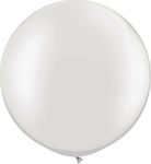 Set of 2 Balloons Latex White Round 3Π