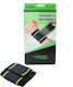 Copper Pressurized Wristbands Περικάρπιο με Δέσιμο σε Μαύρο Χρώμα ST-2543