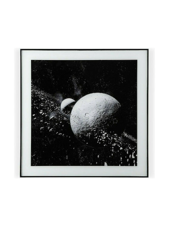 BigBuy Eclipse Πίνακας Γυάλινος 50x50cm