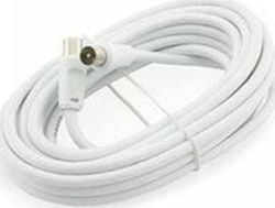 Sbox Antenna Cable Coax Male - Coax Female White 5m