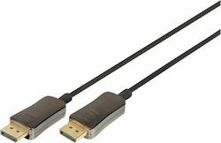 Digitus Cable DisplayPort male - DisplayPort male 30m Μαύρο (AK-340107-300-S)