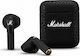 Marshall Minor III Earbud Bluetooth Handsfree Ακουστικά με Αντοχή στον Ιδρώτα και Θήκη Φόρτισης Μαύρα