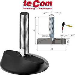 Tecom Boat Leveling Feet Non-slip Foot with Base Φ80 Μ14