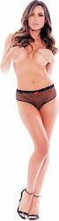 Barely Bare Peek A Boo Butt Γυναικείο Sexy Slip Black