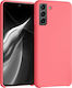 KWmobile Rubber Back Cover Silicon Neon Coral (...