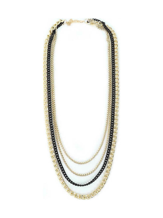 Doca Necklace Double Gold Plated