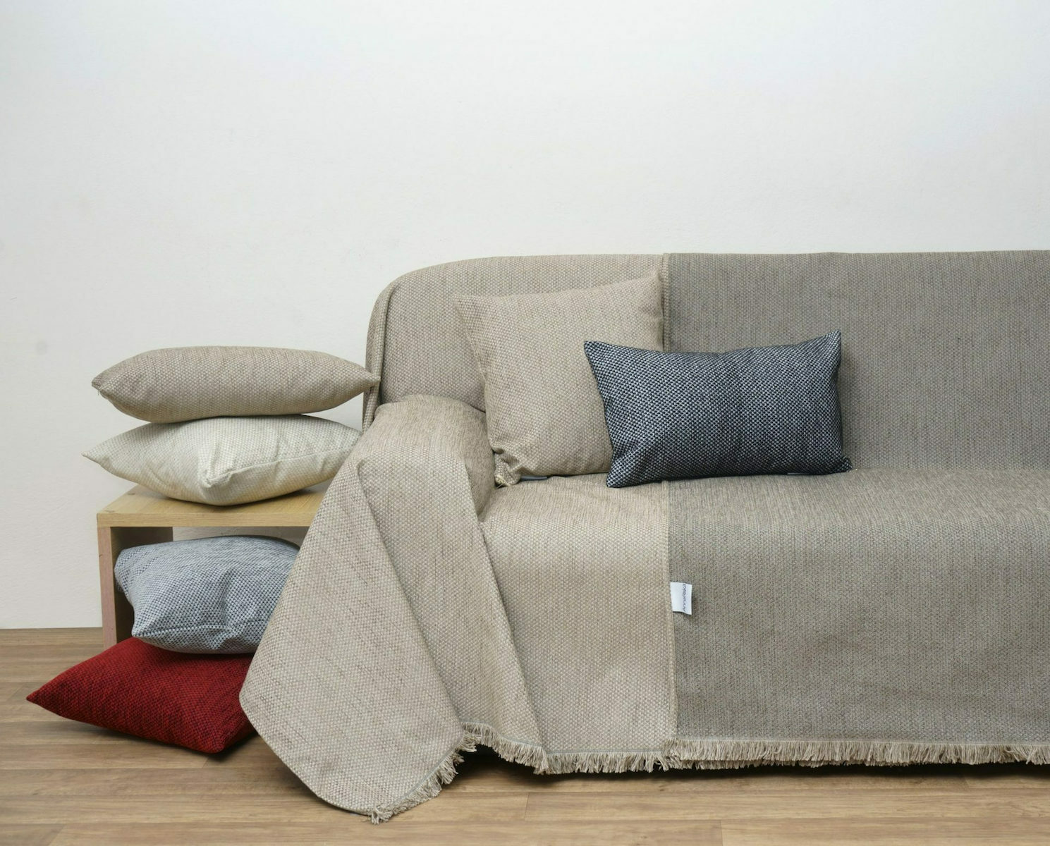 Anna Riska Ριχτάρι Τετραθέσιου Καναπέ Δύο 'Οψεων 1440 180x320εκ. Linen ...