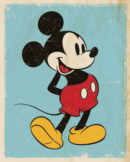 Pyramid International Kids Poster Mickey Mouse Retro 50x40cm