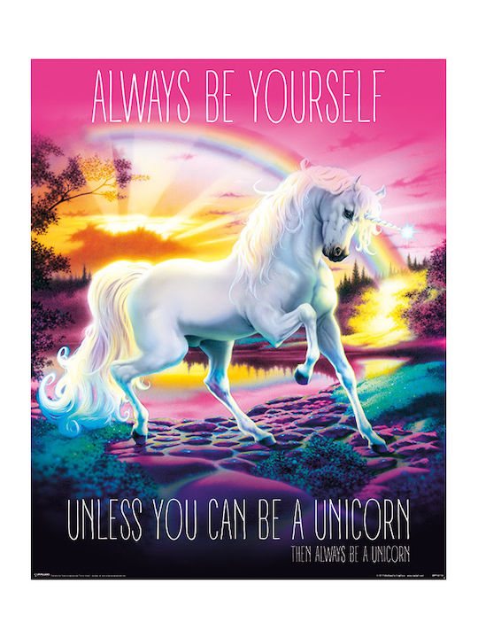 Pyramid International Kinderposter Unicorn-Always Be Yourself 50x40cm