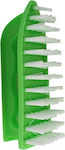 81-172 Plastic Cleaning Brush with Handle Green 13x6cm