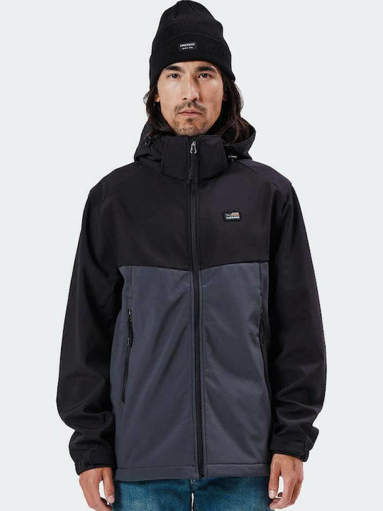 Jacket Waterproof and Windproof Dark Grey / Black