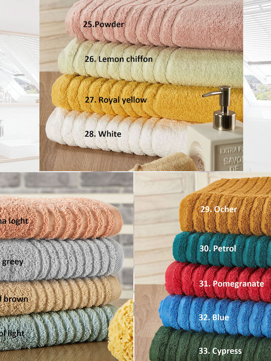 Whitegg Hand Towel Ρόζα 40x60cm. Cypress Weight...