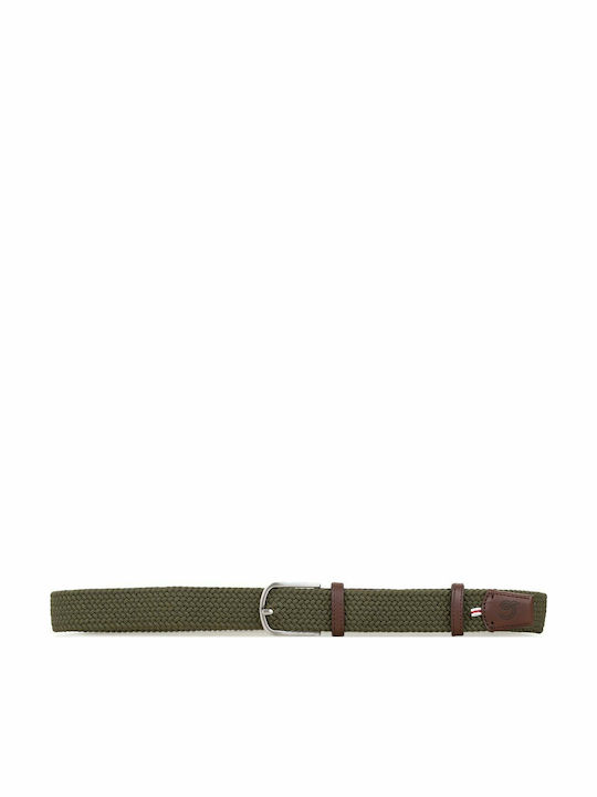 Edinburgh Elastic Men's Belt Khaki