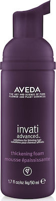 Aveda Invati Advanced Lotion Αναδόμησης Thickening Foam για Όλους τους Τύπους Μαλλιών 50ml